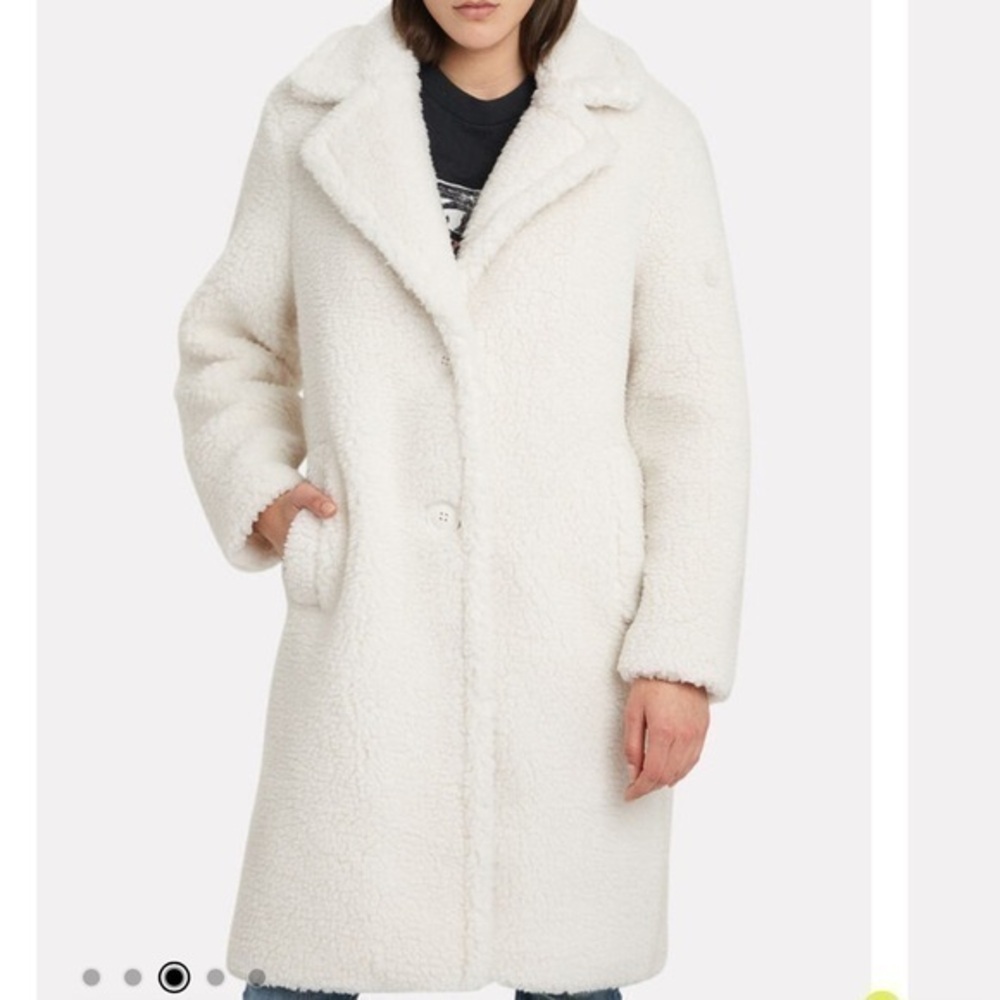 STAND STUDIO ‘Lisen’ Faux fur Scandinavian teddy coat, size 38